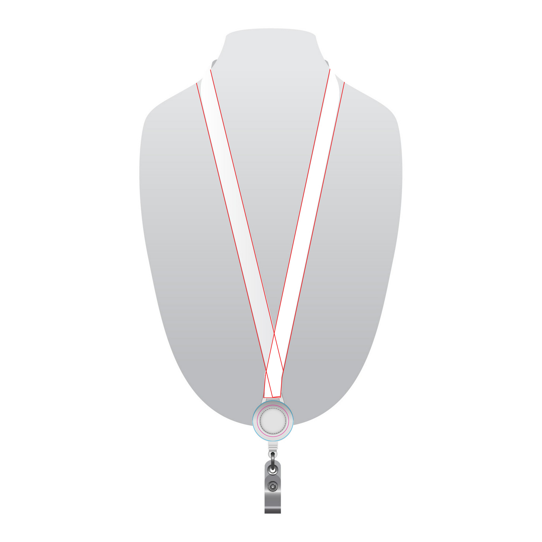 Lanyard With Badge Reel product